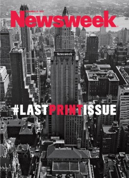 Newsweek, ostatnie papierowe wydanie w USA / Newsweek, last printed issue in USA